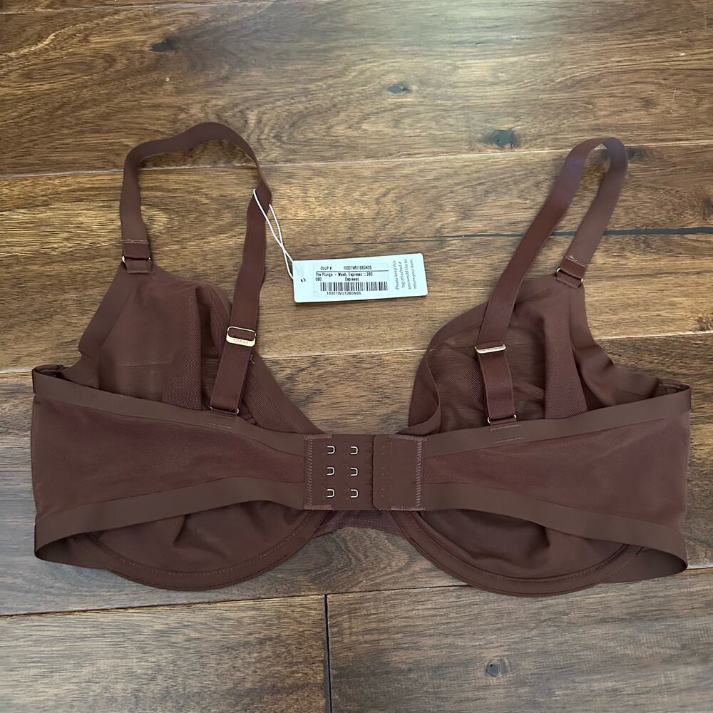 NWT Cuup 38G (4D) The Plunge Mesh espresso brown bra - Picture 8 of 14
